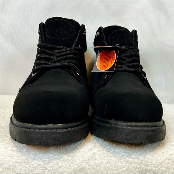Lugz Mens Mantel Mid Man Made Mid-Calf Black Suede work Boots / Size 11 - Picture 5 of 15